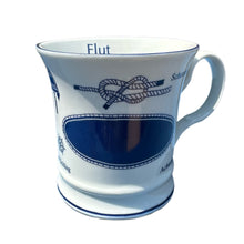 Laden Sie das Bild in den Galerie-Viewer, Namensbecher mit Wunschnamen, Kapitäns - Design mit Knoten, jeder Name ist möglich, Gravurbecher