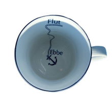 Laden Sie das Bild in den Galerie-Viewer, Namensbecher mit Wunschnamen, Kapitäns - Design mit Knoten, jeder Name ist möglich, Gravurbecher