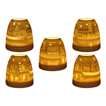 Laden Sie das Bild in den Galerie-Viewer, Porzellan Windlicht, Teelicht, Mini - Iglu "Stralsund" MI551