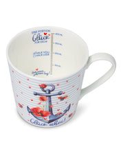 Laden Sie das Bild in den Galerie-Viewer, Tasse, Becher „Anker & Blumen“, 943065
