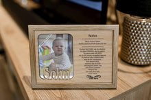 Laden Sie das Bild in den Galerie-Viewer, Bilderrahmen „Sohn“, Holzbilderrahmen, Fotorahmen,