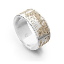 Laden Sie das Bild in den Galerie-Viewer, DUR Schmuck: Ring, Strandring "Ostseebad Sellin / Rügen“ mit Strandsand, R6081