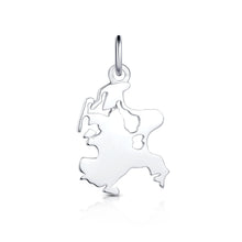 Laden Sie das Bild in den Galerie-Viewer, Inselsilber: Anhänger "Insel Rügen" - der Rügen-Umriss, 925er Silber, poliert, KA08