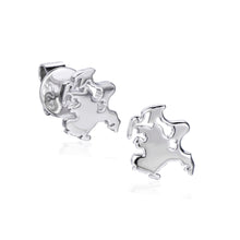 Laden Sie das Bild in den Galerie-Viewer, Inselsilber: Ohrringe, Ohrstecker "Insel Rügen" 925er Silber, poliert KA17