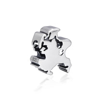 Laden Sie das Bild in den Galerie-Viewer, Inselsilber: Anhänger, Bead “Insel Rügen“ Der Bead mit dem Insel - Umriss, 925er Sterlingsilber, KA18OX