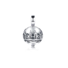 Laden Sie das Bild in den Galerie-Viewer, Inselsilber: Anhänger, kleiner Kugelanhänger "Meine Insel Rügen - Meine kleine Welt", 925er Silber, KA19OX