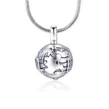 Laden Sie das Bild in den Galerie-Viewer, Inselsilber: Anhänger, großer Kugelanhänger "Insel Rügen - Meine kleine Welt", 925er Silber, KA21OX