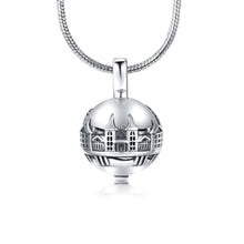 Laden Sie das Bild in den Galerie-Viewer, Inselsilber: Anhänger, großer Kugelanhänger "Meine Insel Rügen - Meine kleine Welt", 925er Silber, KA21OX