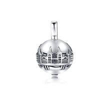 Laden Sie das Bild in den Galerie-Viewer, Inselsilber: Anhänger, großer Kugelanhänger "Meine Insel Rügen - Meine kleine Welt", 925er Silber, KA21OX
