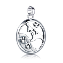 Laden Sie das Bild in den Galerie-Viewer, Inselsilber: Anhänger, "Mein Hund und ich auf Usedom", 925er Silber, KA40OX