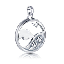 Laden Sie das Bild in den Galerie-Viewer, Inselsilber: Anhänger, "Mein Hund und ich auf Fehmarn", 925er Silber, KA43OX