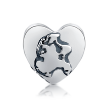 Laden Sie das Bild in den Galerie-Viewer, Inselsilber: Anhänger, Charm "Mein Herz schlägt für Binz", 925er Silber, KA62OX