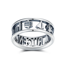 Laden Sie das Bild in den Galerie-Viewer, Inselsilber: Ring „Insel Rügen“ der 3D - Rügen - Ring, breit, 925er Silber, KA66OX