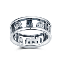 Laden Sie das Bild in den Galerie-Viewer, Inselsilber: Ring „Insel Rügen“ der 3D - Rügen - Ring, breit, 925er Silber, KA66OX