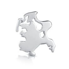 Laden Sie das Bild in den Galerie-Viewer, Inselsilber: Charm “Insel Rügen“ Der Charm mit dem Insel - Umriss, Mini-Einlage für befüllbare Anhänger, 925er Sterlingsilber, KA68