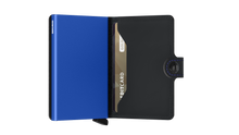 Laden Sie das Bild in den Galerie-Viewer, SECRID: Miniwallet, Portemonnaie, Wallet, Kartenetui, matte Black & Blue