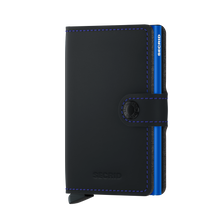 Laden Sie das Bild in den Galerie-Viewer, SECRID: Miniwallet, Portemonnaie, Wallet, Kartenetui, matte Black & Blue