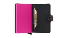 Laden Sie das Bild in den Galerie-Viewer, SECRID: Miniwallet, Portemonnaie, Wallet, Kartenetui, matte Black & Fuchsia