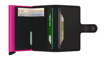 Laden Sie das Bild in den Galerie-Viewer, SECRID: Miniwallet, Portemonnaie, Wallet, Kartenetui, matte Black & Fuchsia