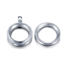 Laden Sie das Bild in den Galerie-Viewer, Inselsilber: Anhänger, „Strand-Traum“, Edelstahl, klein, befüllbar, mit Schraubverschluss, SPS20