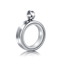 Laden Sie das Bild in den Galerie-Viewer, Inselsilber: Anhänger, „Strand-Traum“, Edelstahl, klein, befüllbar, mit Schraubverschluss, SPS20