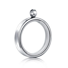 Laden Sie das Bild in den Galerie-Viewer, Inselsilber: Anhänger, „Strand-Traum“, Edelstahl, groß, befüllbar, mit Schraubverschluss, SPS30