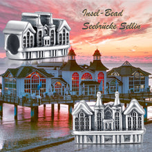 Laden Sie das Bild in den Galerie-Viewer, Inselsilber: Anhänger, Bead “Selliner Seebrücke“, 925er Sterlingsilber, KA35OX