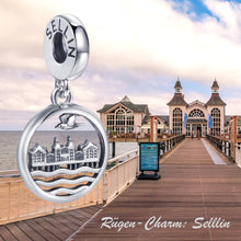 Laden Sie das Bild in den Galerie-Viewer, Inselsilber: Anhänger, Charm "Ostseebad Sellin", 925er Silber, KA37OX