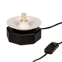 Laden Sie das Bild in den Galerie-Viewer, Unterteil, 230V, für Porzellan Windlicht „Starlight“, elektrische Beleuchtung (LED)