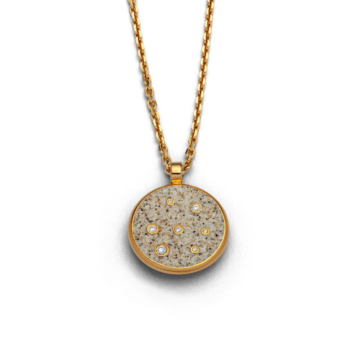 DUR Schmuck Anhänger Rügen - Mit Strandsand & Steinsand In 925er Silber