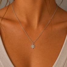 Laden Sie das Bild in den Galerie-Viewer, DUR Schmuck: Kette "Navora", 15 mm, mit Strandsand/Crystal, Edelstahl, STN1004SA
