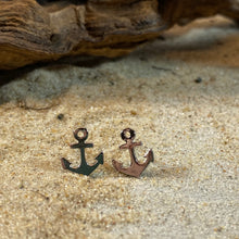Laden Sie das Bild in den Galerie-Viewer, DUR Schmuck: Ohrringe, Ohrstecker "Anker" Silber S1464