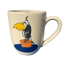 Laden Sie das Bild in den Galerie-Viewer, Große Tasse, Keramik, „Rabe“ mit Wunschnamen - Jeder Name ist möglich!