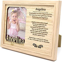 Laden Sie das Bild in den Galerie-Viewer, Bilderrahmen mit Namen „Angelina“