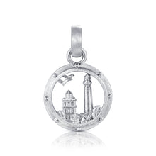 Laden Sie das Bild in den Galerie-Viewer, Inselsilber: kleiner Anhänger "Kap Arkona" 925er Silber, matt KA04