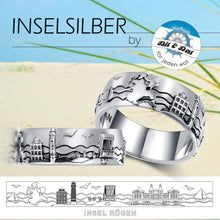 Laden Sie das Bild in den Galerie-Viewer, Inselsilber: Ring „Insel Rügen“ der Rügen - Ring, 925er Silber, KA09OX