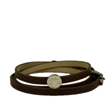 Laden Sie das Bild in den Galerie-Viewer, DUR Schmuck: Armband, Lederarmband braun mit Sandelement, Herz, Liebe, A1597
