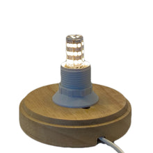 Laden Sie das Bild in den Galerie-Viewer, Unterteil 230V für Porzellan Windlicht Vintage Style, elektrische Beleuchtung (LED)