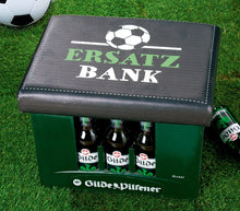 Laden Sie das Bild in den Galerie-Viewer, Bierkasten Sitzpolster, Abdeckung für Bierkiste, Auflage „Ersatz Bank“