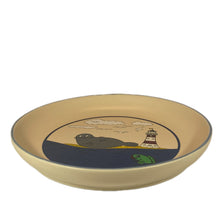 Laden Sie das Bild in den Galerie-Viewer, Teller, Keramik, Robbe mit Wunschnamen - Jeder Name ist möglich!