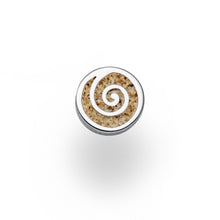 Laden Sie das Bild in den Galerie-Viewer, DUR Schmuck: Element "Spirale" mit Strandsand F216