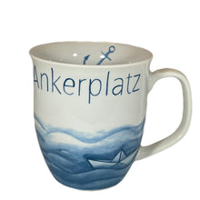 Laden Sie das Bild in den Galerie-Viewer, Tasse, Becher „Ankerplatz“ Porzellan