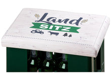 Laden Sie das Bild in den Galerie-Viewer, Bierkasten Sitzpolster, Sitzkissen, Abdeckung für Bierkiste, Auflage „Landsitz“