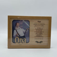 Laden Sie das Bild in den Galerie-Viewer, Bilderrahmen „Opa“, Holzbilderrahmen, Fotorahmen