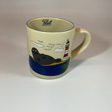 Laden Sie das Bild in den Galerie-Viewer, Kindertasse, Keramik, „Robbe“ klein (Espressogröße) mit Wunschnamen - Jeder Name ist möglich!