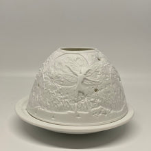 Laden Sie das Bild in den Galerie-Viewer, Porzellan Windlicht, Teelicht „Elfen"