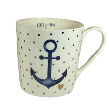Laden Sie das Bild in den Galerie-Viewer, Tasse, Becher „blauer Anker“