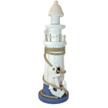 Laden Sie das Bild in den Galerie-Viewer, Holzleuchtturm „Anker“, groß
