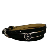 Laden Sie das Bild in den Galerie-Viewer, DUR Schmuck: Armband, Lederarmband schwarz mit Lavasandelement, A1598