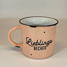 Laden Sie das Bild in den Galerie-Viewer, Tasse „Lieblings BECHER“ Vintagebecher